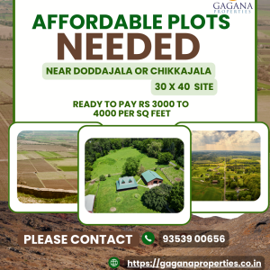 Affordable Plots Needed