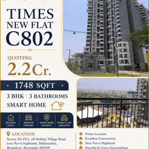Purva Park Hill Flat for Sale