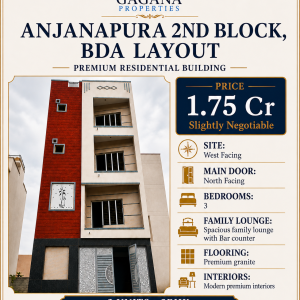 Anjanapura, BDA Layout Premium Residential Building for Sale
